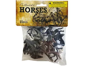 KL724 | Bulk Buys 15 Piece Horse Play Set - Equine
