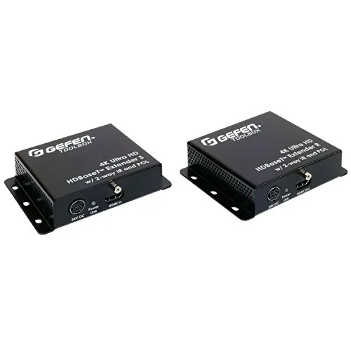 Gefen GTBUHBTL 4k Hdbaset Extender With Bi-directional Ir Control