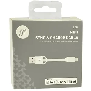 GSLNWH17C | Goji 3.1 (8cm) Goji Mini MFi Lightning to USB