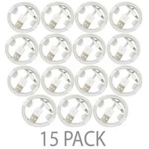 Apple MD818ZMA-15PK (15-pack)  Md818zma Lightning To Usb Cable - For I