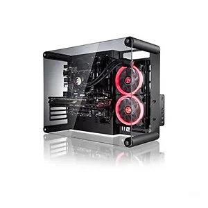 Raijintek Raijintek PAEAN M Black Aluminum Tempered Glass
