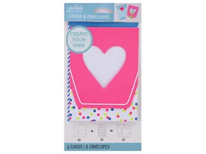 GO111 | Bulk Buys Stylish Pink & Yellow Birthday Card Set