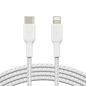 CAA004bt2MWH | Belkin BOOST CHARGE Braided USB C