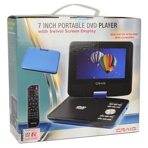 Craig 7 Craig CTFT716-BL 180? Swivel Screen Portable DVD