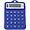 29311R | Adler Royal BLUE RUBBER CALCULATOR