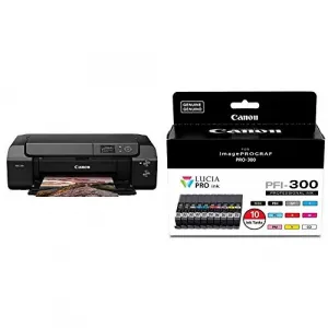 Canon 4278C002 Imageprograf Pro-300 Desktop Wireless Inkjet Printer - 