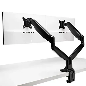 Kensington Dual Touch Height Adjustable Arm - Black Finish