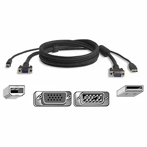 F3X1962B06 | Belkin All-In-One USB KVM Cable Kit (6 Feet)