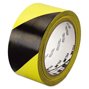 7000028955 | 3m Hazard Warning Tape, Black/Yellow, 2