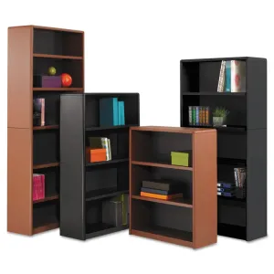 Safco 7172BL Bookcase,4shf,54h,bk