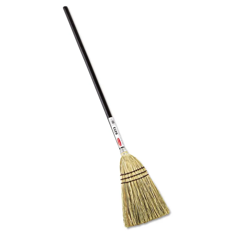 Rubbermaid FG638300BLUE Commercial Warehouse Corn Broom - 12 Brush Fac