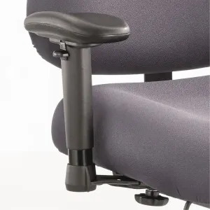 Safco SAF 3591BL Safco Optimus Big And Tall Chair Arm Kit - Black - Ny