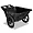 FG564200BLA | Rubbermaid Heavy-Duty Black Wheel Agriculture