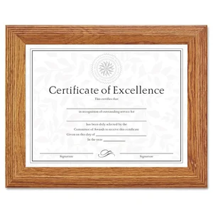 2703N8X | Dax Manufacturing Inc. Stepped Oak Document Frame