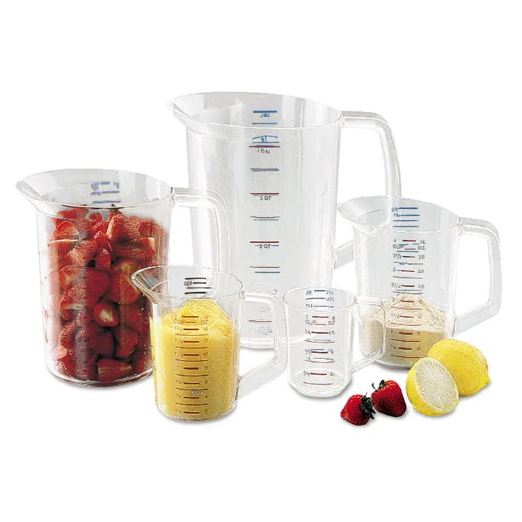 Rubbermaid FG321700CLR Commercial Bouncer 2-quart Measuring Cup - 1 Ea