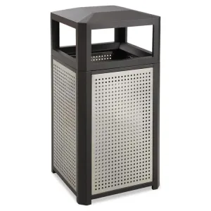 Safco SAF 9935BL Safco Evos Steel Ash38-gal Waste Receptacle - 38 Gal 