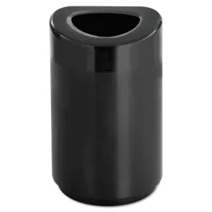 Safco 9920BL Receptacle,open Top,bk