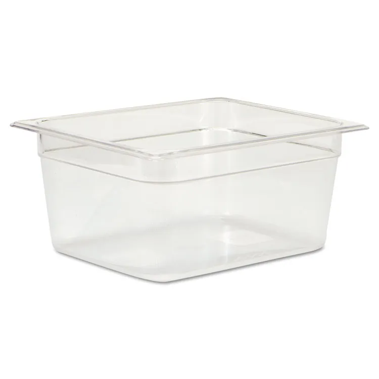 Rubbermaid FG106P00CLR Food,cld Pan,16,6ct