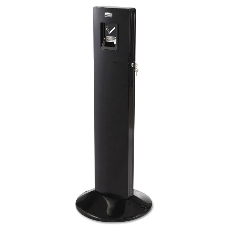 Rubbermaid FGR93400BK Smoke,tower,bk