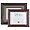 N3245N2T | Dax Manufacturing Inc. Walnut Document Frame for