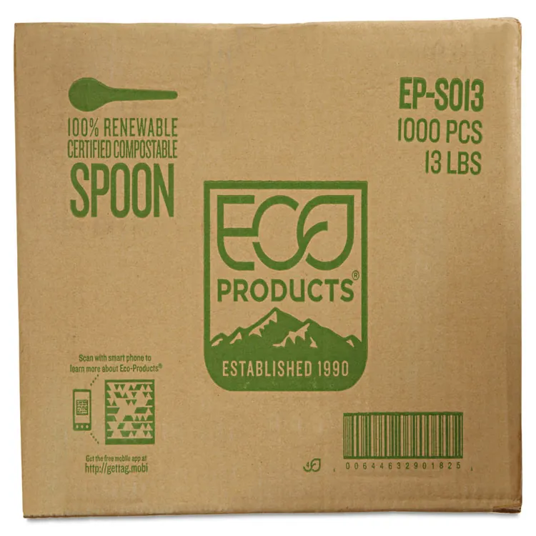 Eco-products,inc. EP-S012 Fork,plantware,wh