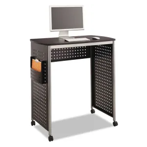 Safco 1908BL Workstation,stand-up,bk