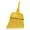 Boardwalk Large Angled Lobby Broom with Yellow Handle,