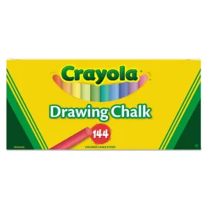 Crayola CYO 510403 Colored Drawing Chalk - 3.2 Length - 0.4 Diameter -