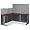 WC36494C2-03 | Bush Industries L-Shape Office Workstation