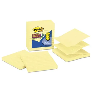 R440-YWSS | 3m Sticky Notes Refill, Lined, 4