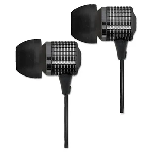 STHD1200 | Bytech Metal Earbuds with Microphone - Black