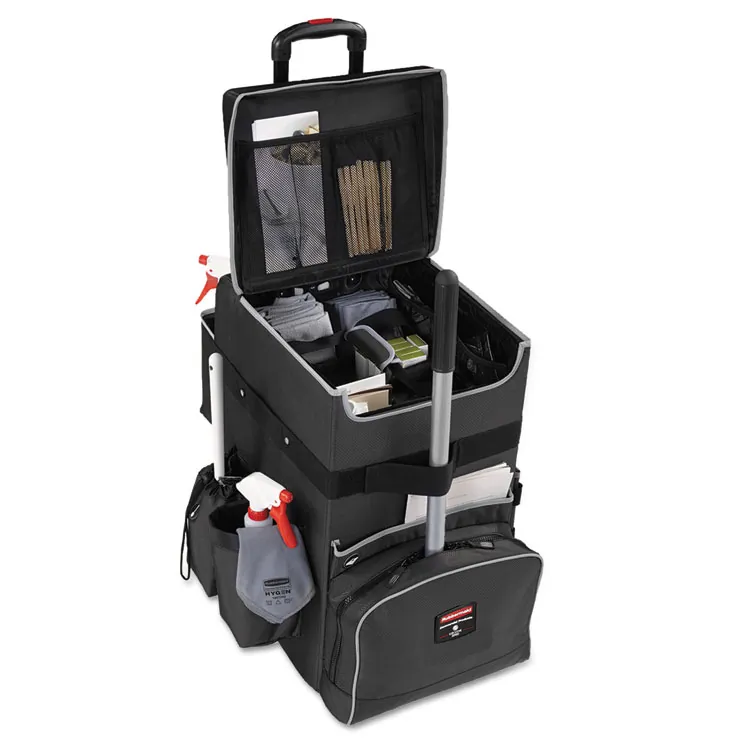 Rubbermaid RCP 1902466 Commercial Medium Executive Quick Cart - Telesc