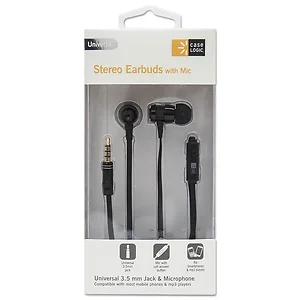 BY-AU-EB-145-BK | Bytech 800 Series Black Earbuds with