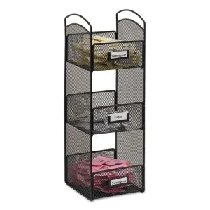 Safco 3290BL Organizer,brkrm,6x6x18,bk