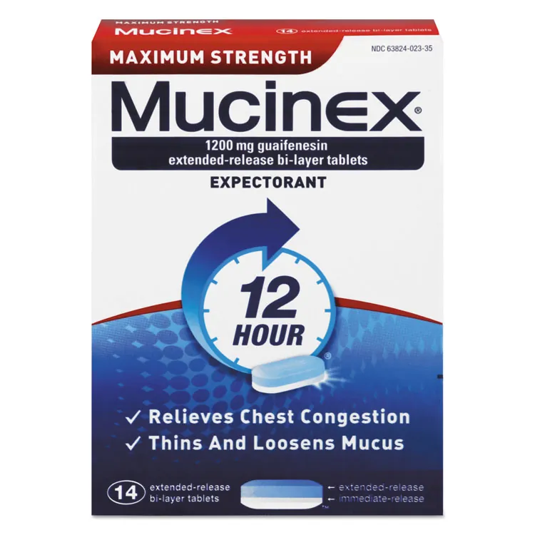 Reckitt 63824-02328 Mucinex Maximum Strength Expectorant - 28 Tablets