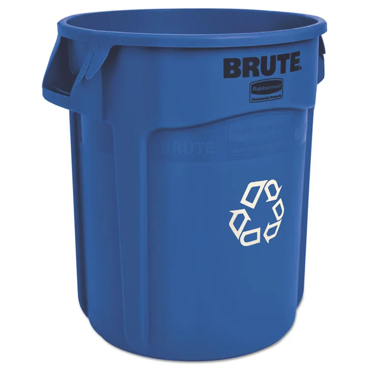 Rubbermaid FG262073BLUE Receptacle,20 Gal,rcy,be