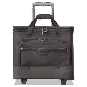 Bond Street Ltd. Business Roller Briefcase, 17L, Black with