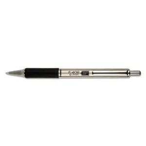 29220 | Zebra Pen Retractable Ballpoint Pen 0.7mm Stainless