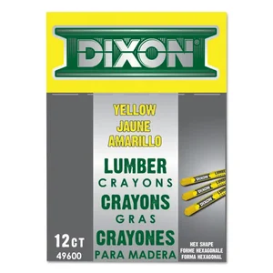 X49400 | Dixon Ticonderoga Co. Carbon Black Lumber Crayons