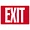 Consolidated Stamp Glow in Dark Exit Sign - Safety