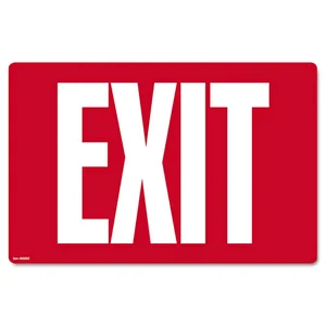Consolidated Stamp Glow in Dark Exit Sign - Safety