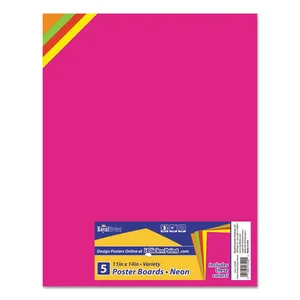 23500S | Geographics Assorted Premium Coated Poster Board,