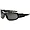 56080 | Ergodyne Skullerz Loki Safety Glasses - Black Frame
