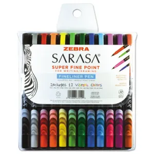 Zebra 66110 Marker,sarasa Porous Bk