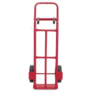 Safco SAF 4086R Safco Convertible Hand Truck - 600 Lb Capacity - 4 Cas