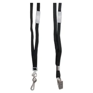 75421 | Advantus Corporation Black Deluxe Safety Lanyards