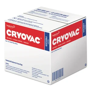 Diversey Cryovac 1 Quart Freezer Bags with Dual Zipper