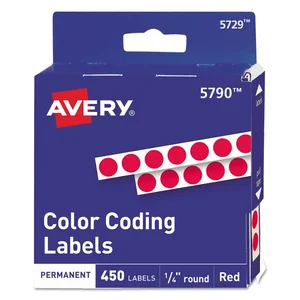 AVE 05791 | Avery Dennison Avery® 1/4 Color-Coding Labels