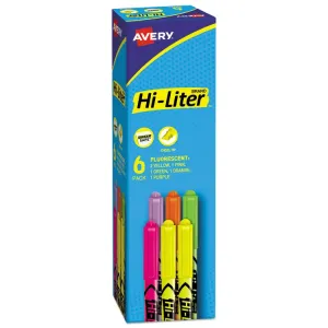 Avery AVE 23565 Averyreg; Pen-style Fluorescent Highlighters - Chisel 