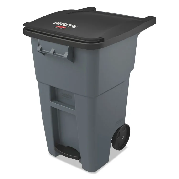 Rubbermaid 1971993 Receptacle,rllout,95gl,be